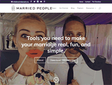 Tablet Screenshot of marriedpeople.org